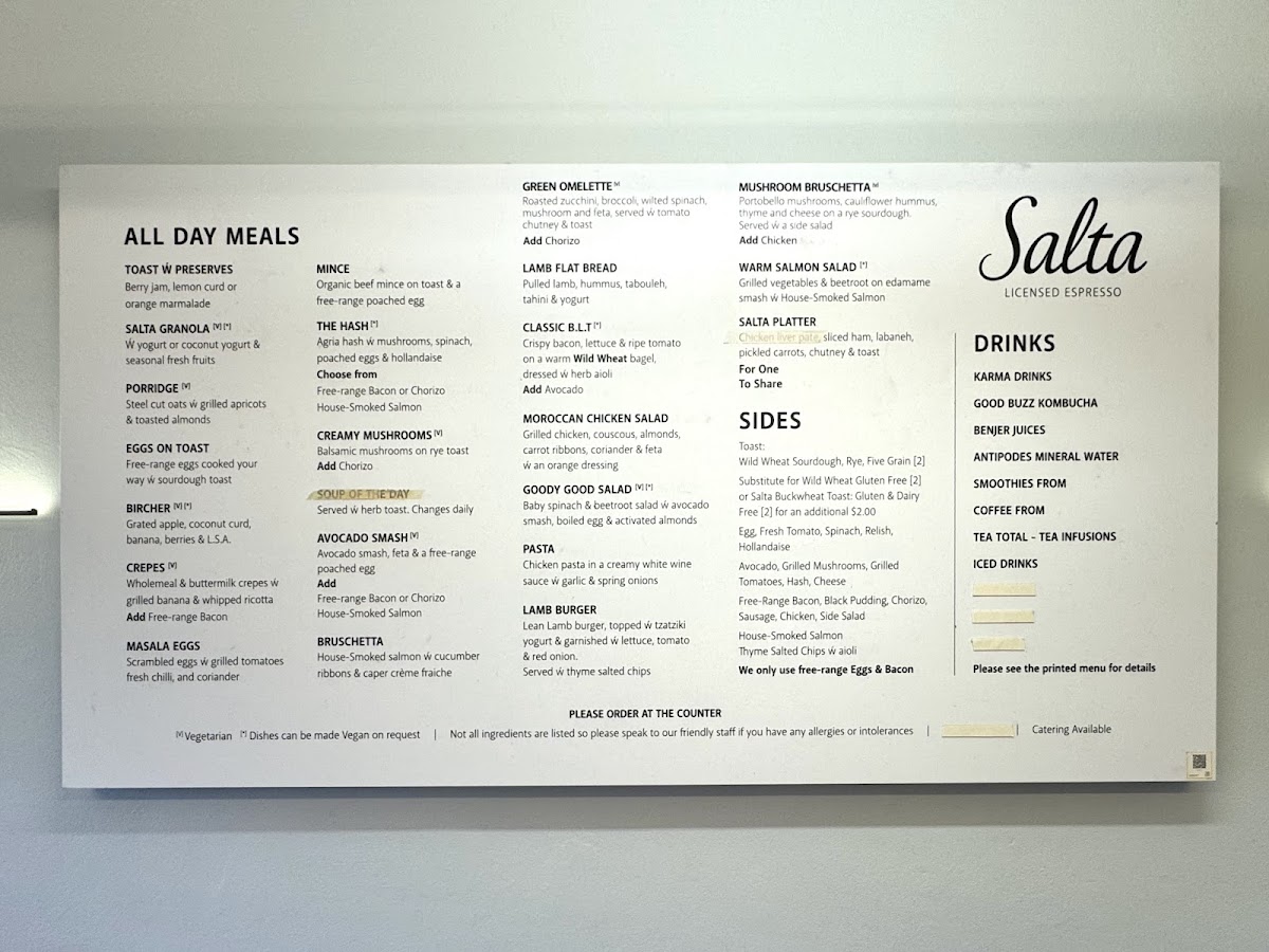 Menu Salta Espresso Cafe-1